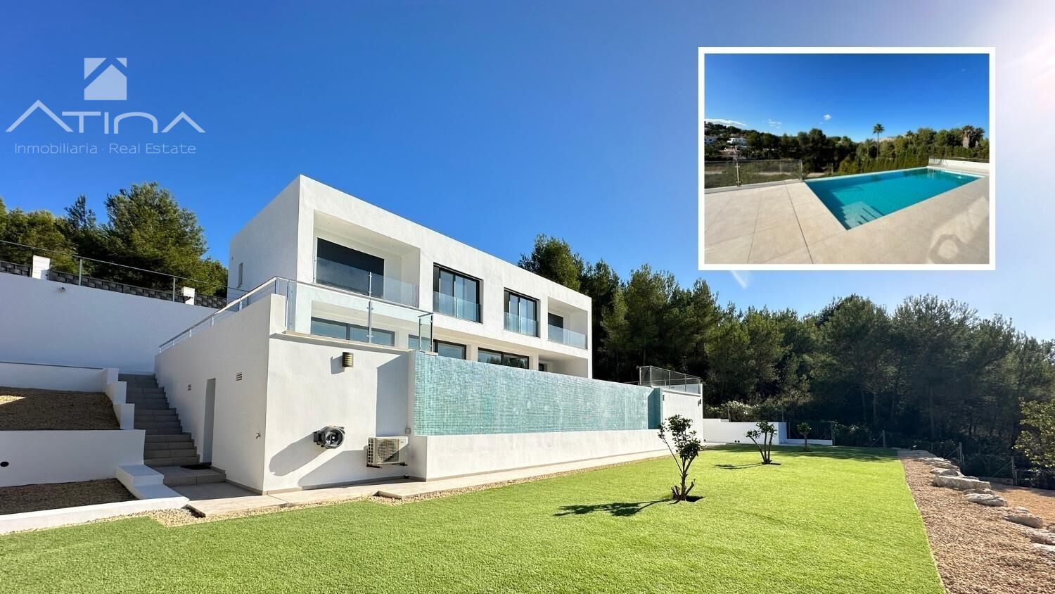Fantástica villa moderna de nueva construcción con vistas abiertas al valle y al Montgo