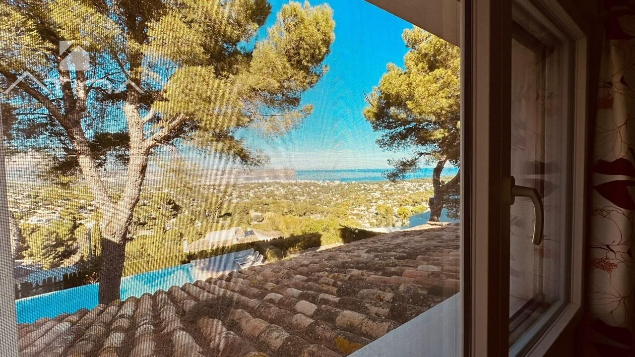 Impresionante villa mediterránea con vistas al mar en la zona Costa Panorama