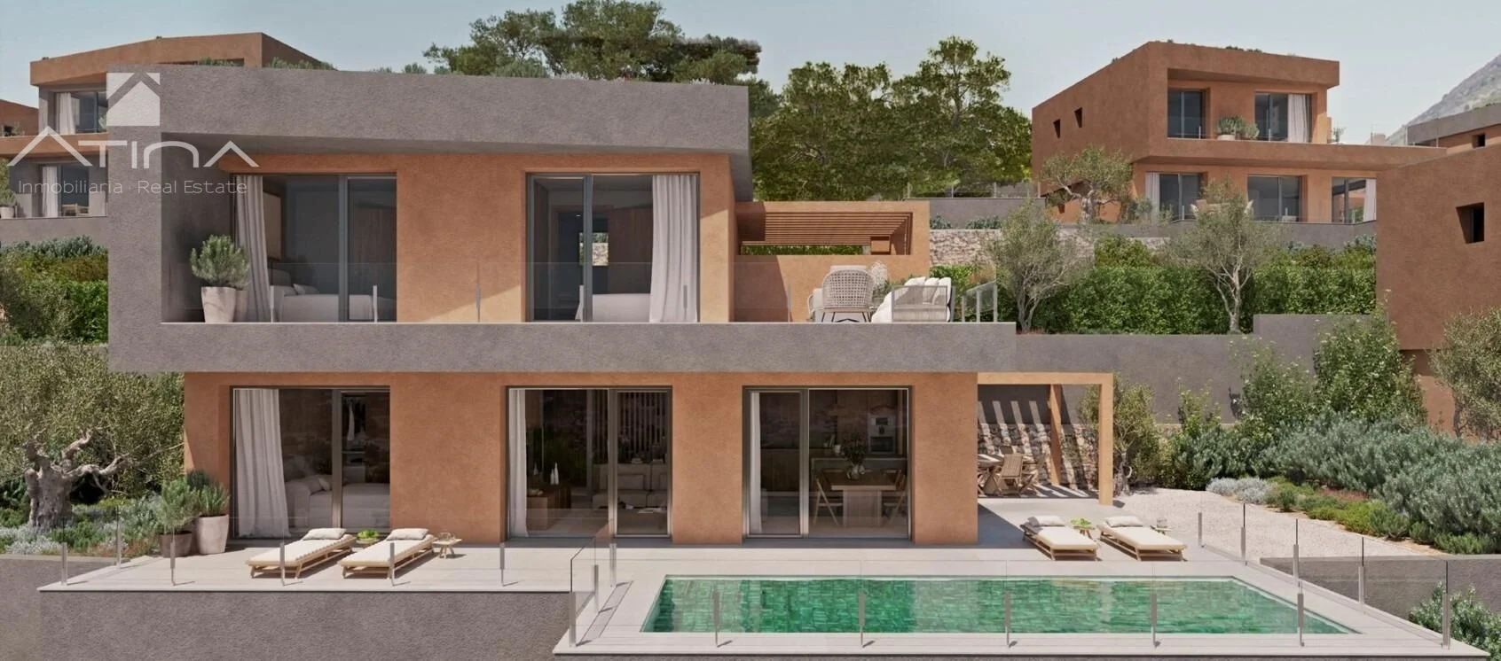 Villa de lujo en un entorno natural con arquitectura bioclimática en Lliber