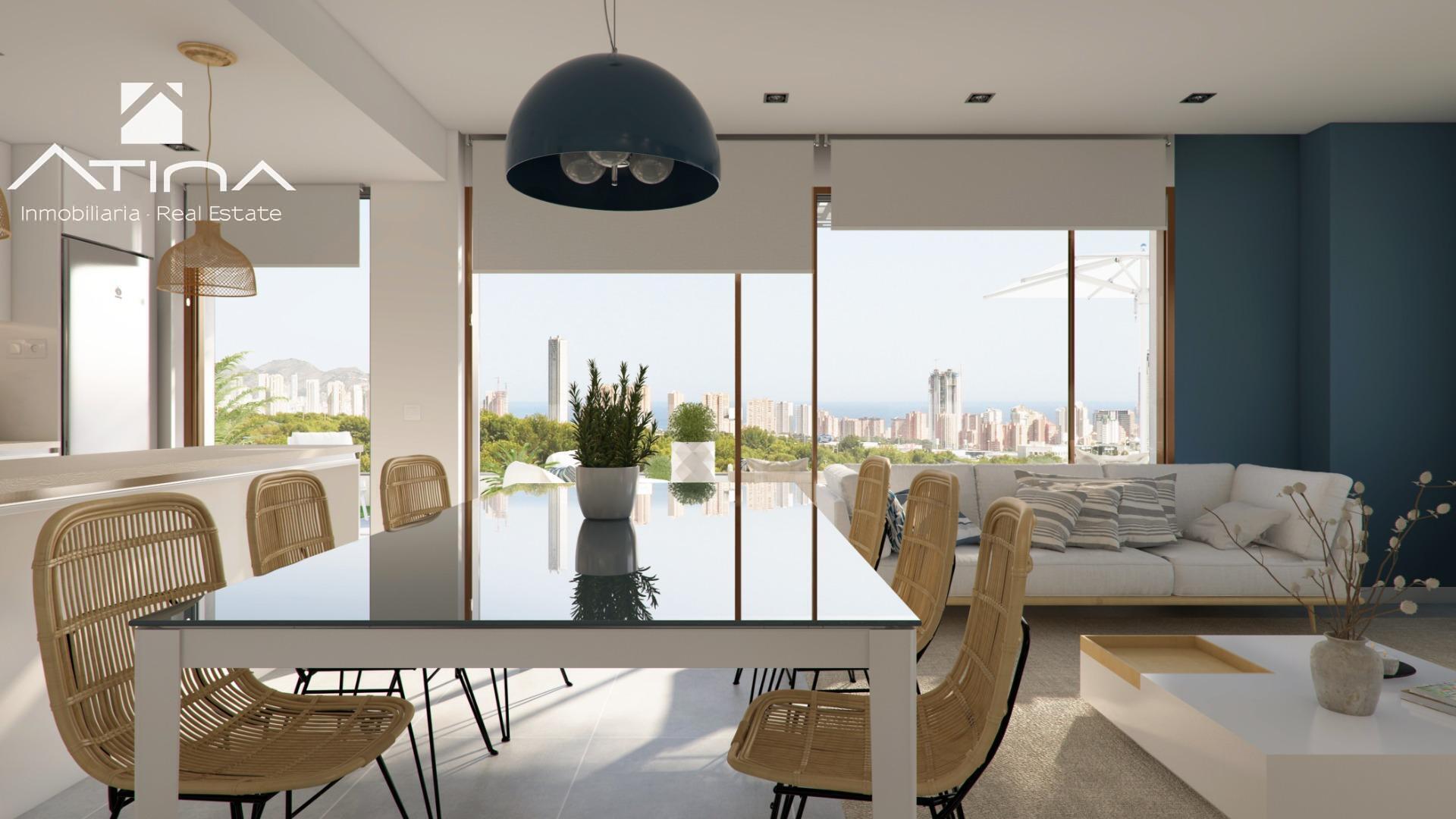 Lujoso residencial con vistas al mar en exclusiva zona de Finestrat.