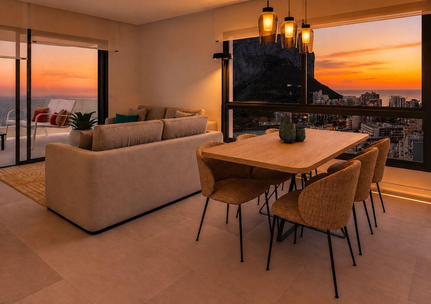 Azure Icons Calpe | Apartamentos de lujo frente al mar en la única obra nueva actualmente en primera línea de playa en Calpe