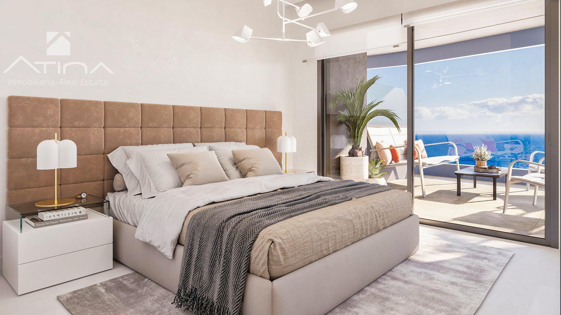 Azure Icons Calpe | Ático de lujo frente al mar en la única obra nueva actualmente en primera línea de playa en Calpe