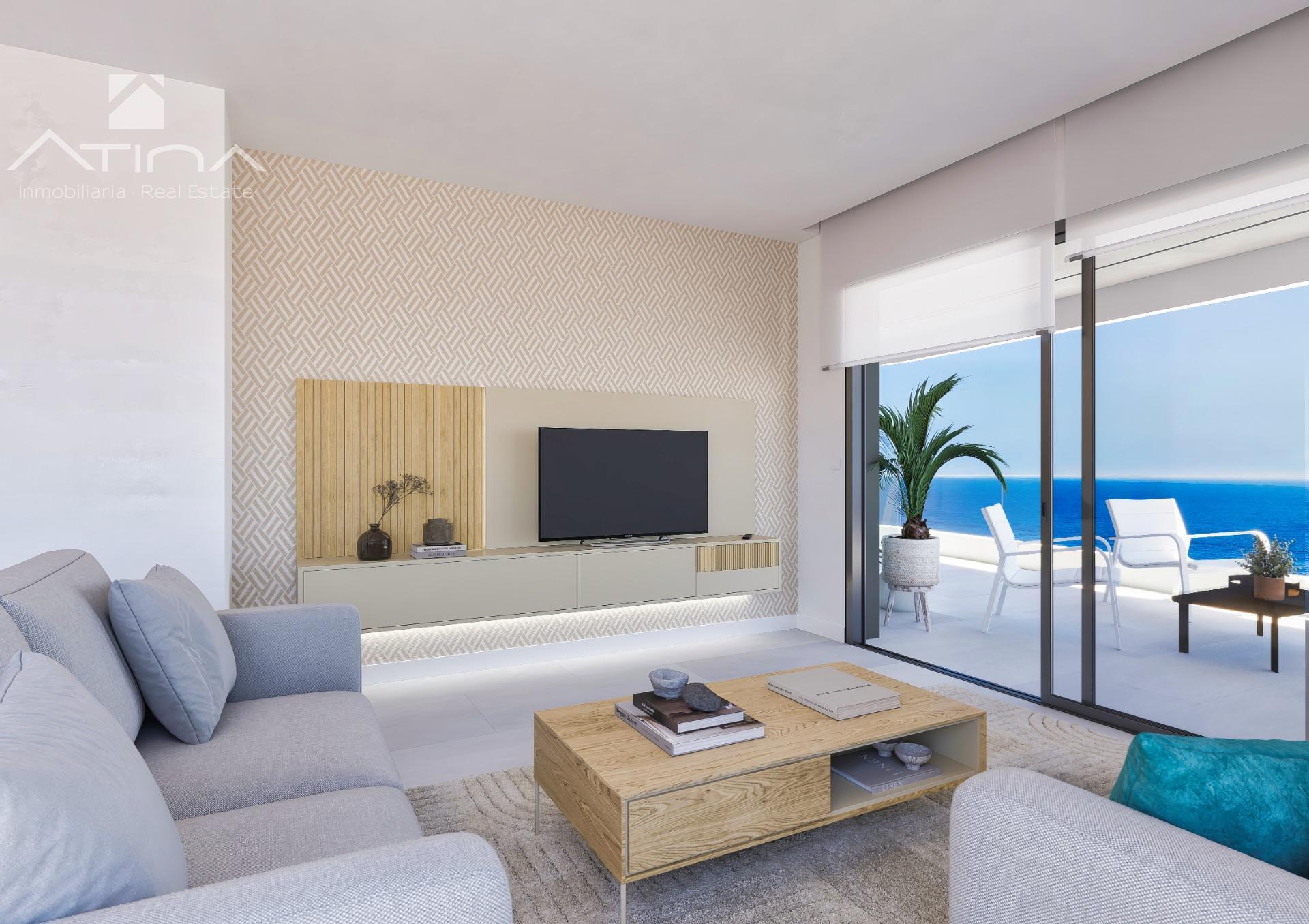 Azure Icons Calpe | Ático de lujo frente al mar en la única obra nueva actualmente en primera línea de playa en Calpe