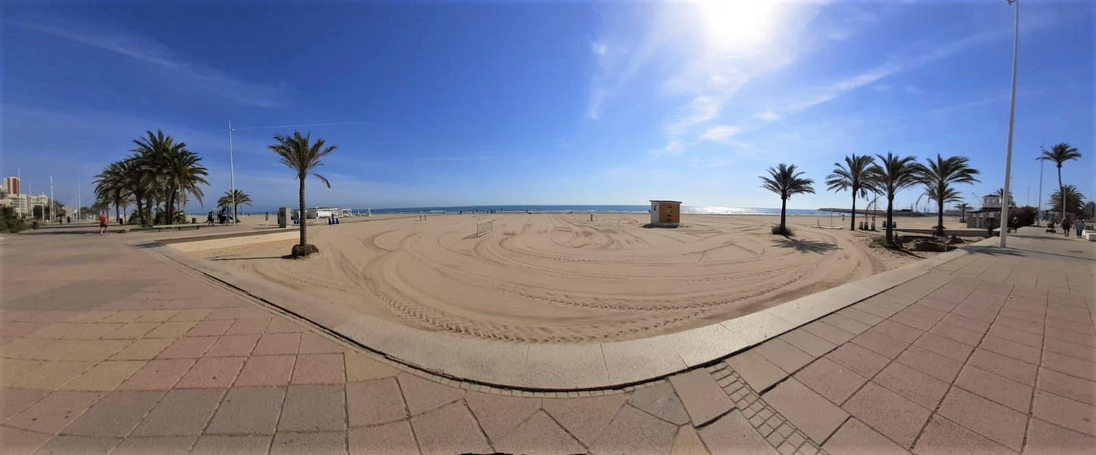 Apartamento en segunda linea de playa Gandia con vistas al mar