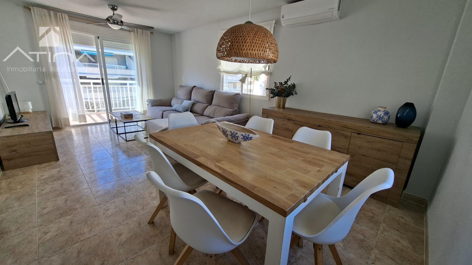 Apartamento en 3ª línea de la platade Daimús; el lujo de vivir frente al Mediterráneo