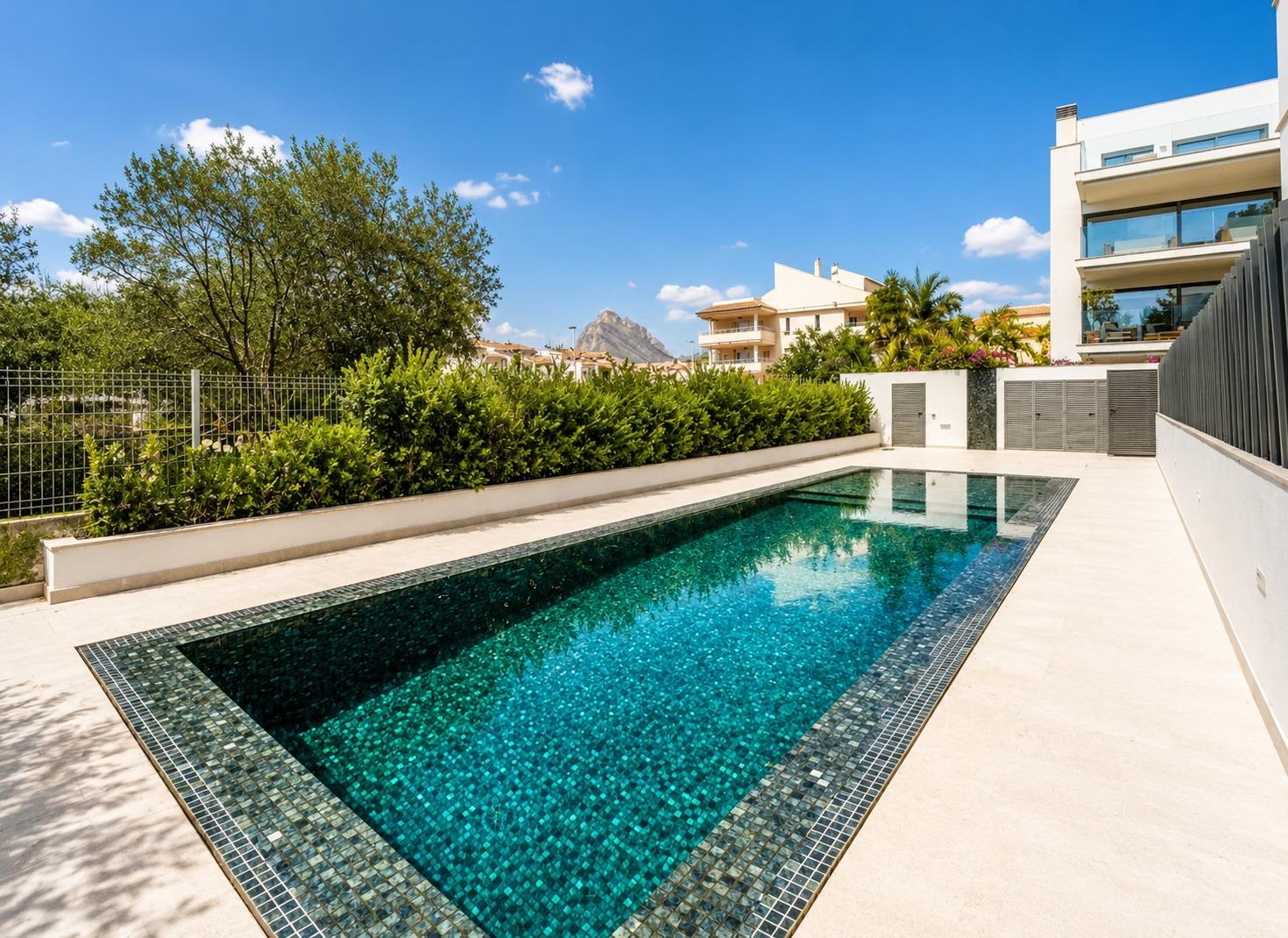 Planta Baja a estrenar en Jávea Primer Montañar segunda línea con Jardín Privado a 200m del mar