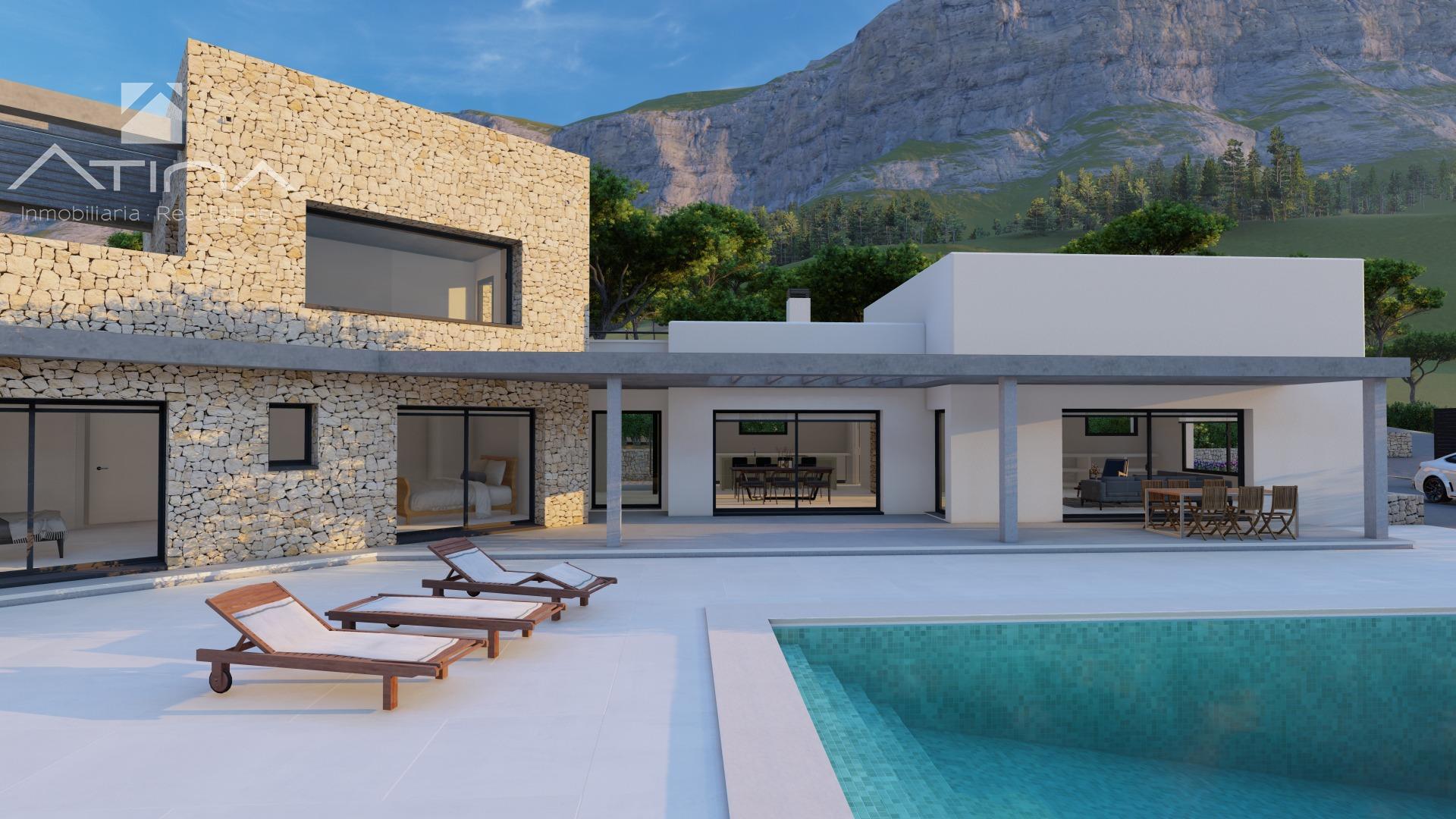 Parcela en venta en Jávea con licencia de obra y proyecto incluido | Urbanización Garroferal del Montgó
