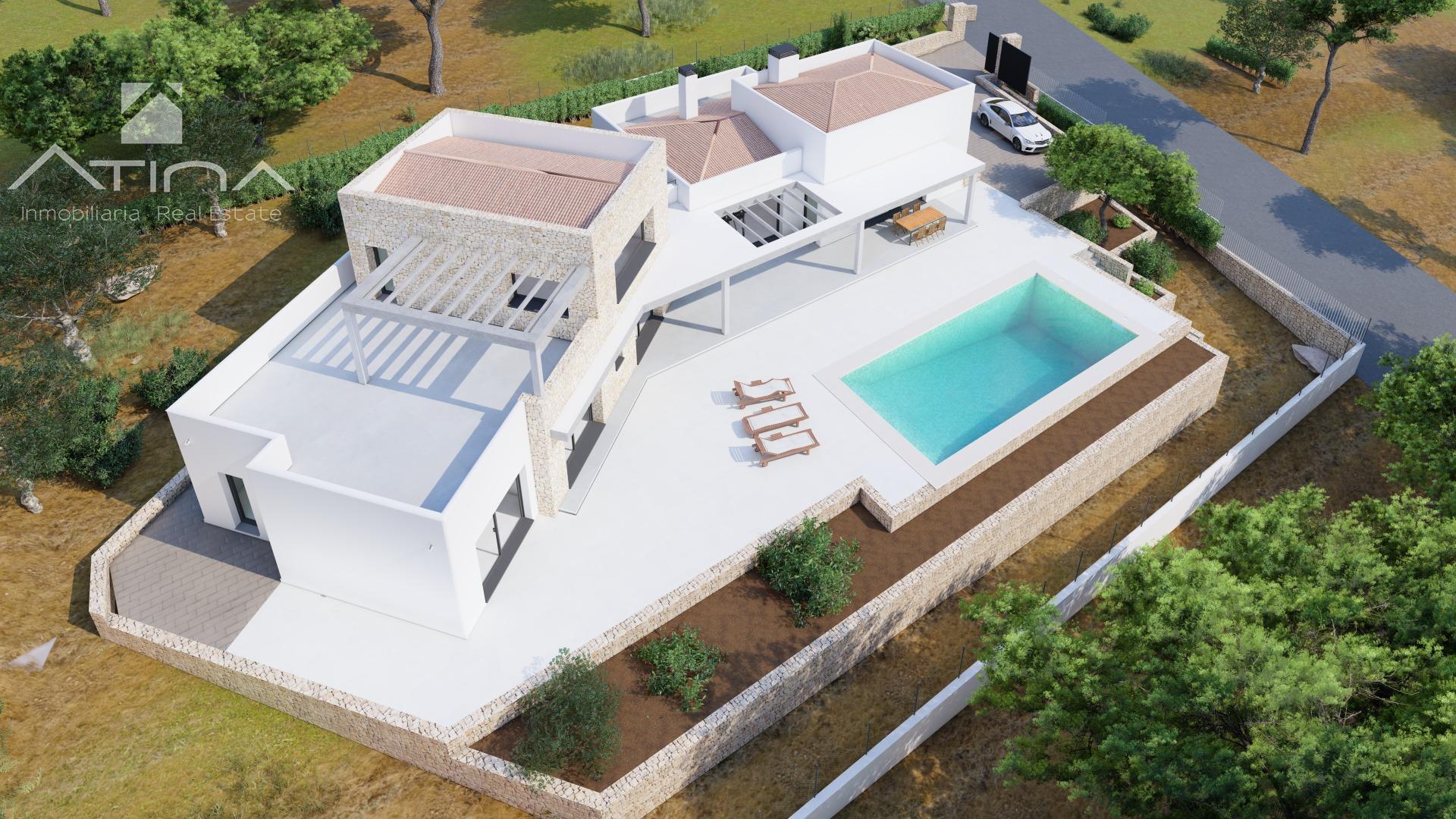 Parcela en venta en Jávea con licencia de obra y proyecto incluido | Urbanización Garroferal del Montgó