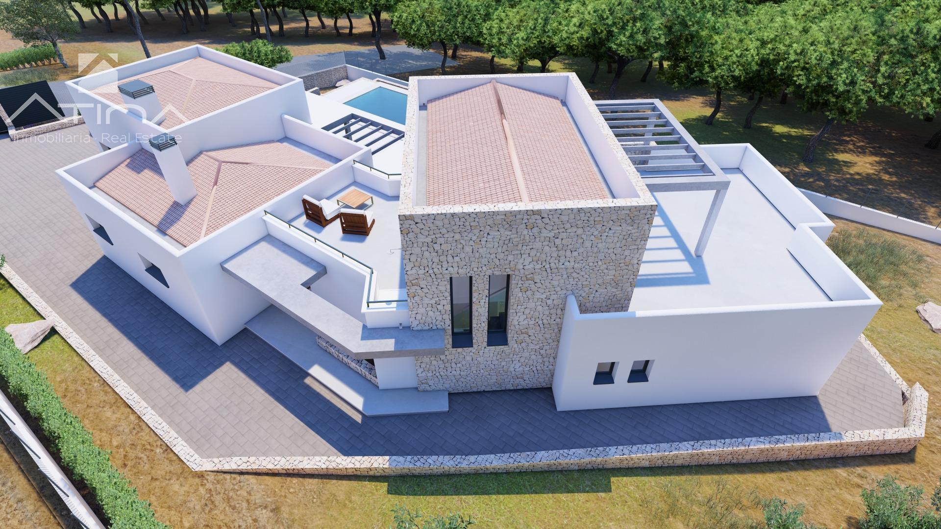 Parcela en venta en Jávea con licencia de obra y proyecto incluido | Urbanización Garroferal del Montgó
